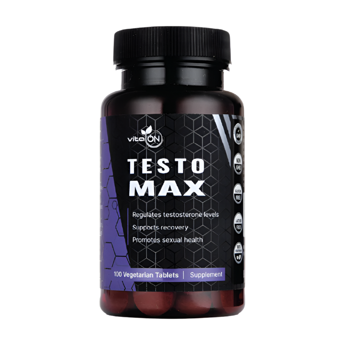 Testo Max - Supliment alimentar - 100 tablete x 363 mg – VitaOn